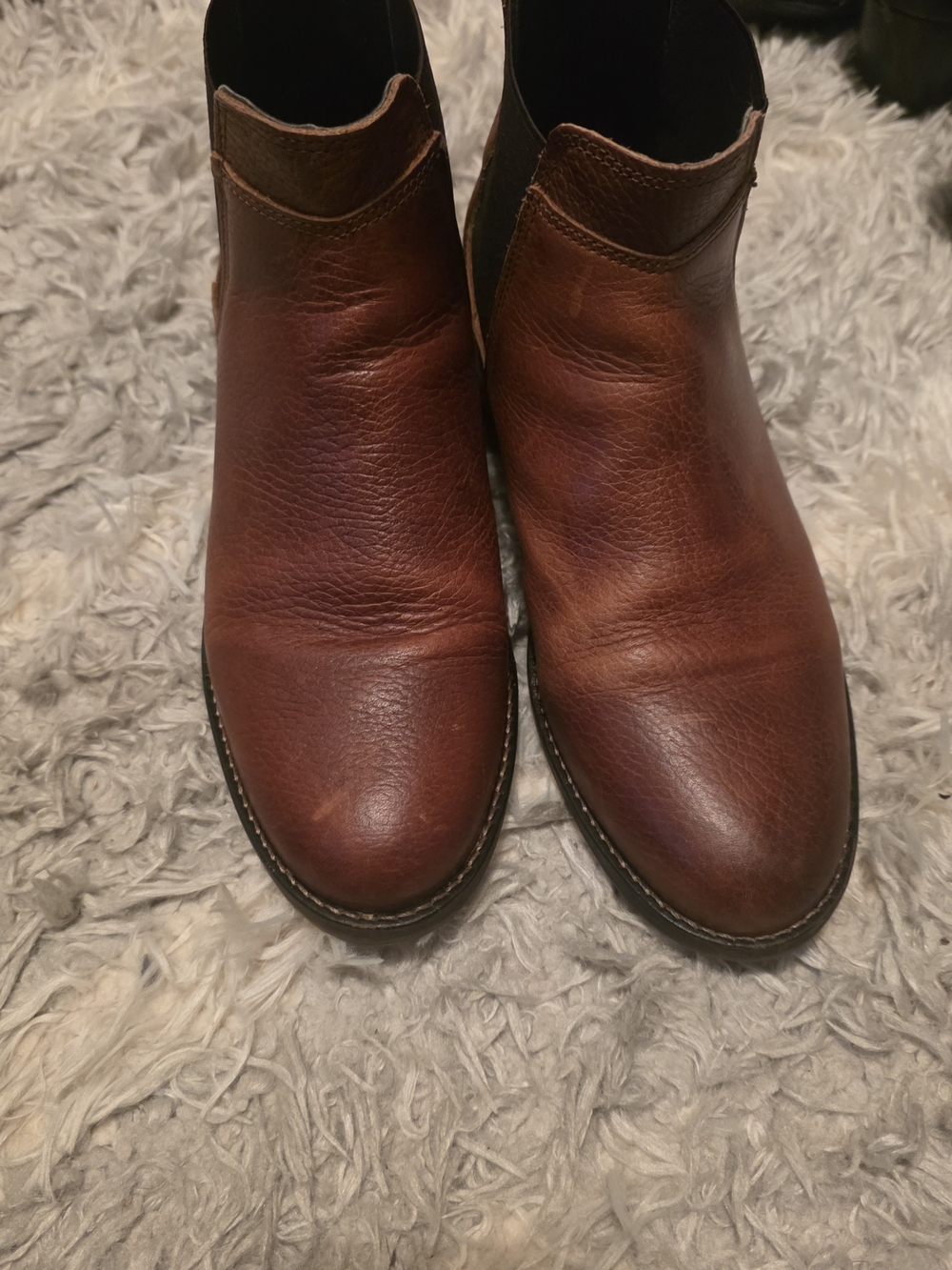 Women's Brown Leather Chukka Boots - Sleek Slip-On Style